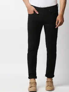 Pepe Jeans Men Black Solid Skinny Fit Stretchable Jeans