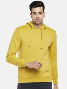 People Men Mustard Sweatshirt
