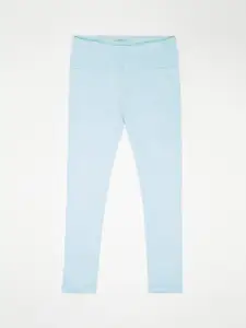 Crimsoune Club Girls Blue Slim Fit Clean Look Stretchable Jeans