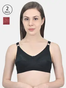 Innocence Pack of 2 Cotton Non-Padded Wirefree Bra