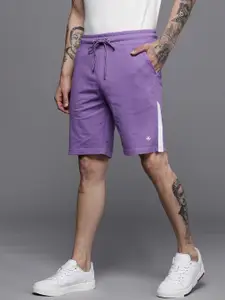 WROGN Men Purple Shorts