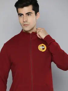 Puma Men Slim Fit Brand Logo Printed Bomber Track Jacket