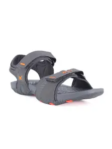 Sparx Men Grey Solid Sports Sandals