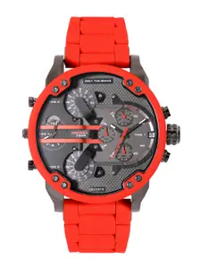 DIESEL Men The Daddies Series Multiple Time Zone Analogue Chronograph Watch DZ7370IT
