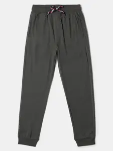 Jockey Boy Cotton Joggers with Drawstrings And Convenient side pockets-UB20