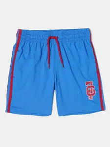 Jockey Boys Super Combed Cotton Printed Shorts with Convenient Side Pockets-AB11
