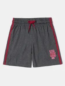 Jockey Boys Super Combed Cotton Printed Shorts with Convenient Side Pockets-AB11