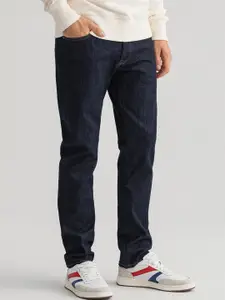 GANT Men Navy Blue Slim Fit Stretchable Jeans