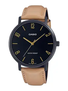 CASIO Men Black Dial Stainless Steel Analogue Watch A1976