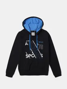 Jockey Boys Super Combed Cotton Graphic Printed Full Sleeve Hoodie Sweatshirt