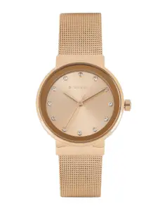 GIORDANO Women Rose Gold-Toned Analogue Watch FA2047-33