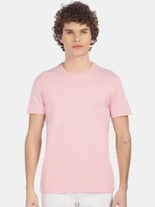 Arrow Men Pink T-shirt