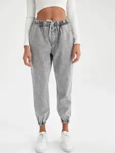 DeFacto Women Grey Pure Cotton Jogger Jeans