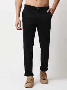 Thomas Scott Men New Millennium Fit Black Easy Wash  Chinos Trousers