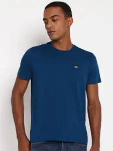 Lee Men Blue Slim Fit T-shirt