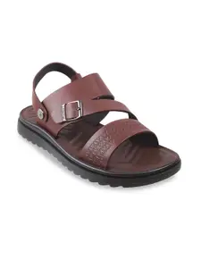 J.FONTINI J FONTINI Men Brown Comfort Sandals