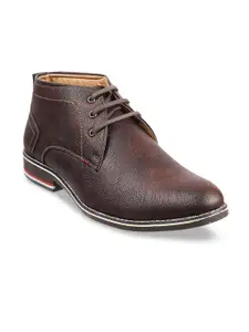 WALKWAY by Metro Men Brown Solid Formal Derbys