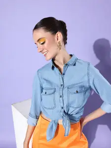 The Roadster Life Co. Women Pure Cotton Casual Shirt