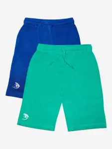 KiddoPanti Boys Blue Sports Shorts