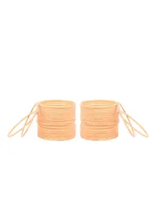 Arendelle Girls Set of 48 Peach Bangles