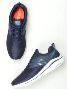 ABROS Men Navy Blue Mesh Running Sports Shoes