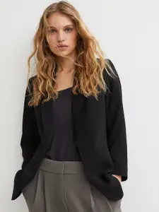 H&M H&M Black Three-Quarter Length-Sleeve Jacket