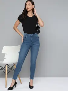 Chemistry Women Skinny Fit Light Fade Stretchable Jeans