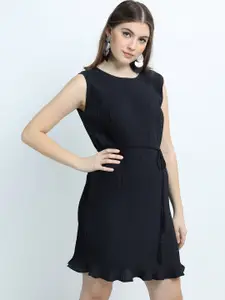 Tokyo Talkies Black Georgette Dress