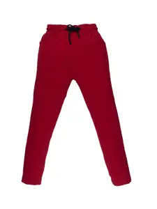 Status Quo Boys Red Regular Fit Track Pants