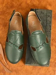 El Paso Men Green Comfort Sandals