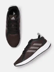 ADIDAS Men Brown & Grey Woven Design Mystere Running Shoes