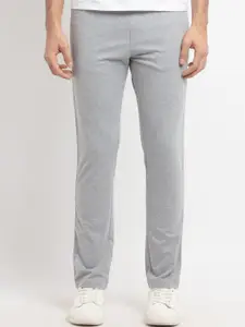Status Quo Men Grey Solid Regular Fit Track Pants