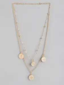Jewels Galaxy Women Gold-Plated Layered Necklace