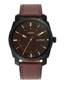 Fossil Men Brown Dial & Leather Straps Analogue Watch - FS5901