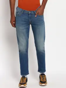 Lee Men Blue Low-Rise Heavy Fade Stretchable Jeans