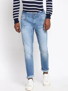 Lee Men Blue Skinny Fit Heavy Fade Stretchable Jeans