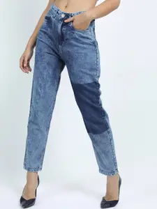 Tokyo Talkies Women Blue  Mom Fit Heavy Fade Jeans