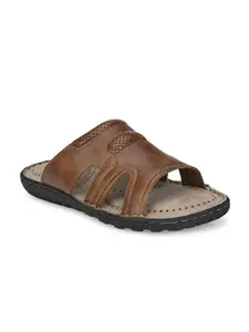 SOFTIO Men Brown Comfort Sandals
