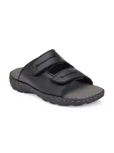 SOFTIO Men Black Comfort Sandals