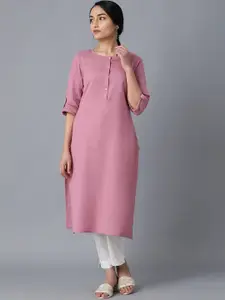 W Women Solid Kurta