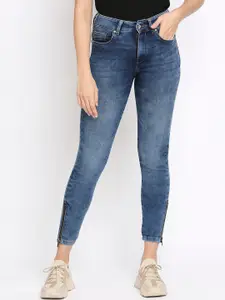 Being Human Women Blue Skinny Fit Heavy Fade Jeans