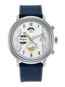 Titan Men Silver-Toned Dial Analogue Watch 1857SP01