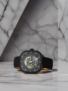 Titan Men Black Titanium Dial Analogue Automatic Watch 1859NL01