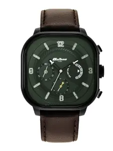 Titan Men Black Dial Leather Straps Analogue Watch 1856NL02