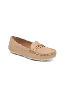 Flat n Heels Women Beige Casual Loafers
