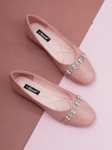 Sherrif Shoes Women Pink Ballerina Flats