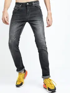 HIGHLANDER Men Grey Slim Fit Light Fade Stretchable Jeans