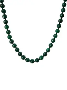 RICH AND FAMOUS Green Quartz Beaded Necklace Set