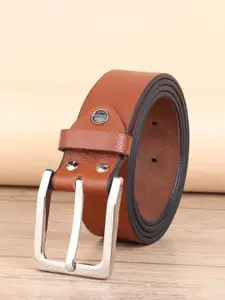 URBAN ALFAMI Men Tan Leather Formal Belt
