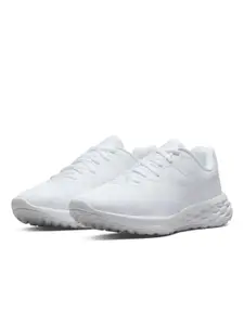 Nike Women Revolution 6 NN White Textile Running Shoes